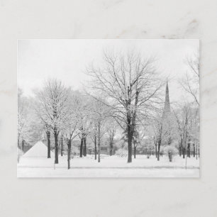 Winter in het park, 1915 briefkaart