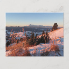 Winter in het Pieniny-gebergte Briefkaart