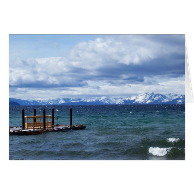 Winter in het Tahoe-meer (Voorkant Horizontaal)