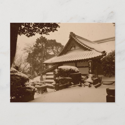 Winter in Japan Briefkaart (Voorkant)