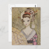 Winter in Kyoto Briefkaart (Voorkant / Achterkant)