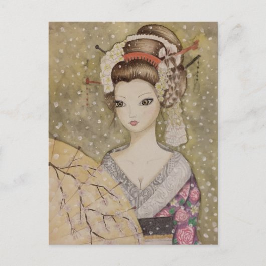 Winter in Kyoto Briefkaart (Voorkant)