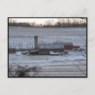 ~ Winter in Lancaster County ~ 12 Briefkaart