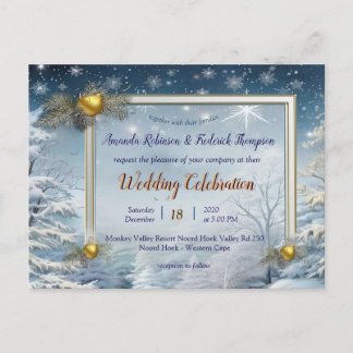 WINTER in Magische Wonderland Briefkaart
