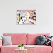 WINTER IN NEVADA CITY CA CANVAS AFDRUK (Insitu (Woonkamer))