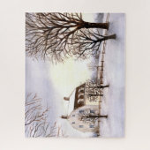 Winter in New England Legpuzzel (Verticaal)