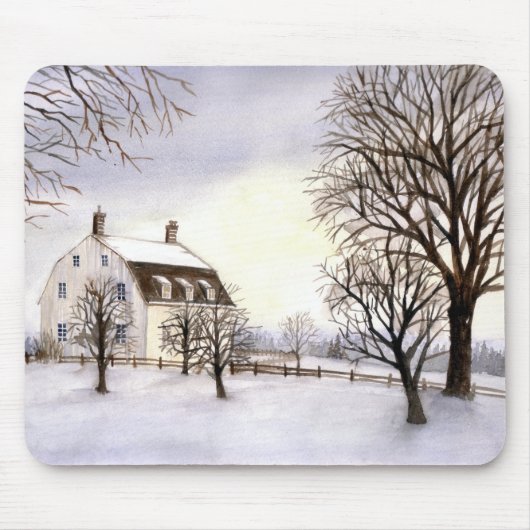 Winter in New England Muismat (Voorkant)