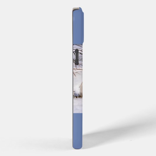 Winter in New England Waterverf Painting Case-Mate iPhone Case (Achterkant / Rechts)