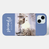 Winter in New England Waterverf Painting Case-Mate iPhone Case (Achterkant (horizontaal))