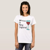 Winter in New England WINE T-shirt (Voorkant volledig)