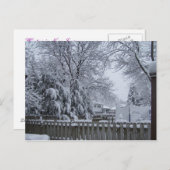 Winter in New Jersey Briefkaart (Voorkant / Achterkant)