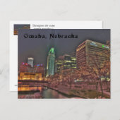 Winter in Omaha Nebraska Briefkaart (Voorkant / Achterkant)