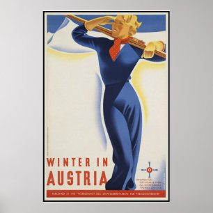 Winter in Oostenrijk Poster