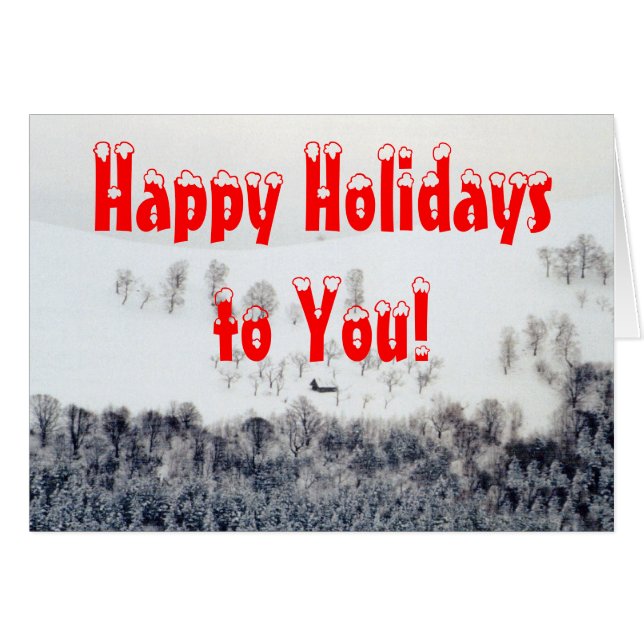 Winter in Paltinis - Roemenië (Voorkant Horizontaal)