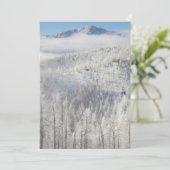 Winter in Pike National Forest Bedankkaart (Staand voorkant)