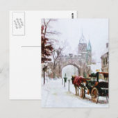 Winter in Quebec City door Shawna Mac Briefkaart (Voorkant / Achterkant)