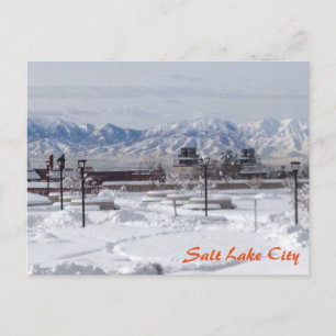 Winter in Salt Lake City Briefkaart
