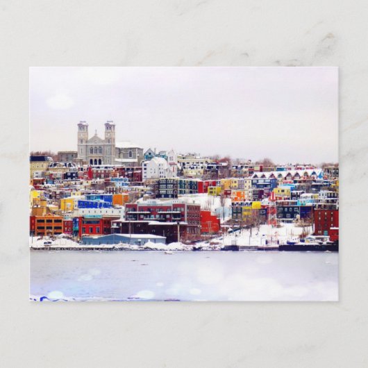 Winter in St. John's Briefkaart (Voorkant)