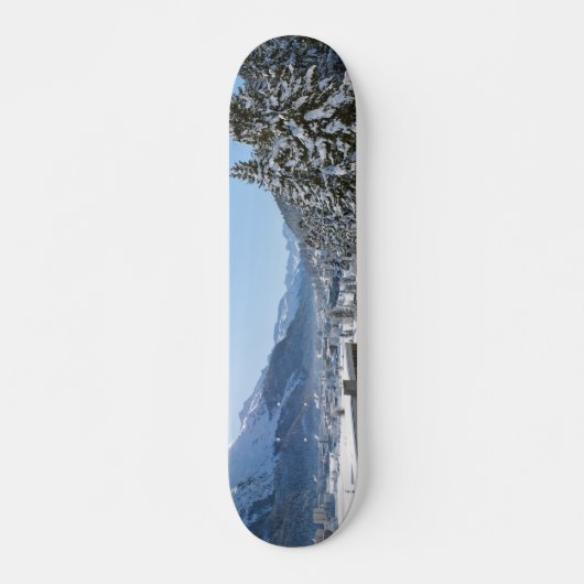 Winter in St. Moritz Skateboard (Voorkant)