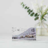 WINTER IN WALES VISITEKAARTJE (Staand voorkant)