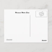 Winter in Wisconsin Briefkaart (Achterkant)