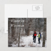 Winter in Wisconsin Briefkaart (Voorkant / Achterkant)