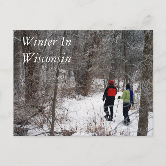 Winter in Wisconsin Briefkaart (Voorkant)