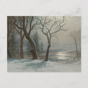 Winter in Yosemite door Albert Bierstadt Briefkaart