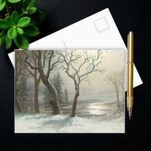 Winter in Yosemite door Albert Bierstadt Briefkaart