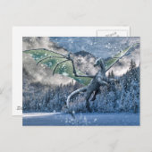 Winter is hier briefkaart (Voorkant / Achterkant)