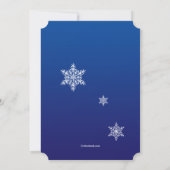 Winter is hier Fotouitnodiging Kaart (Achterkant)