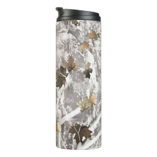 Winter jacht camouflage look thermosbeker