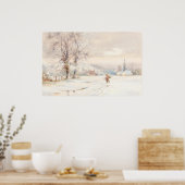 Winter - Joseph Rubens Powell Fine Art Poster (Keuken)