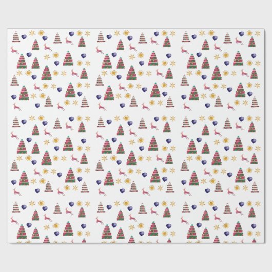 Winter Joy Cadeaupapier (Vlak)