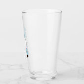 Winter Kabouter Bierglas Glas (Links)