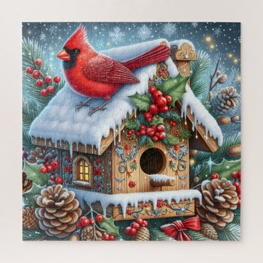 Winter Kardinaal Puzzel (Verticaal)