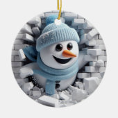 Winter Keramisch Ornament (Voorkant)