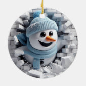 Winter Keramisch Ornament (Achterkant)