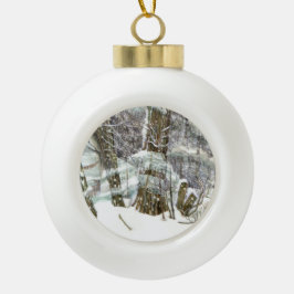 Winter Keramische Bal Ornament
