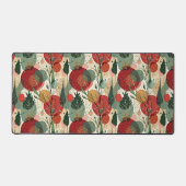 Winter / Kerst Abstracte Tegelkunst Bureaumat (Voorkant)