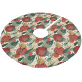 Winter / Kerst Abstracte Tegelkunst Kerstboom Rok (Gekanteld)