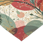 Winter / Kerst Abstracte Tegelkunst Korte Tafelloper (Hoek)