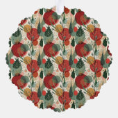 Winter / Kerst Abstracte Tegelkunst Ornament Kaart (Achterkant)