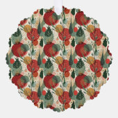 Winter / Kerst Abstracte Tegelkunst Ornament Kaart (Voorkant)