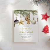 Winter Kerst Baby shower Kaart