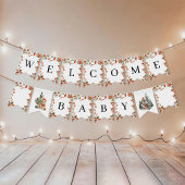 Winter Kerst Baby Shower Slinger Banner
