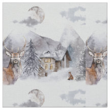 Winter Kerst Highlands stof