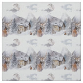 Winter Kerst Highlands stof (Swatch)