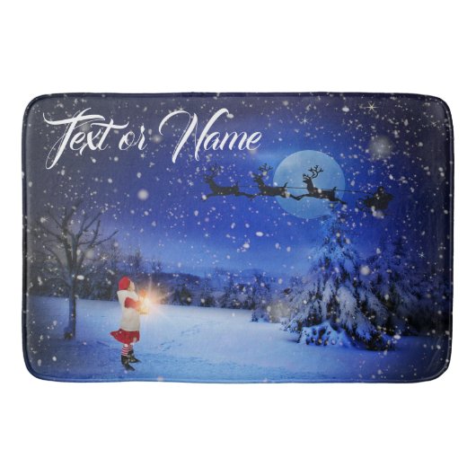 Winter Kerst Keuken Badmat Mat Home (Voorkant)