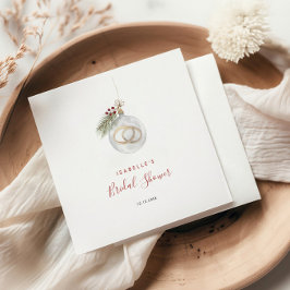 Winter Kerst Ornament Vrijgezellenfeest Servet